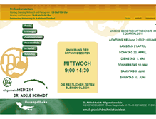 Tablet Screenshot of drschmidt-orban.at